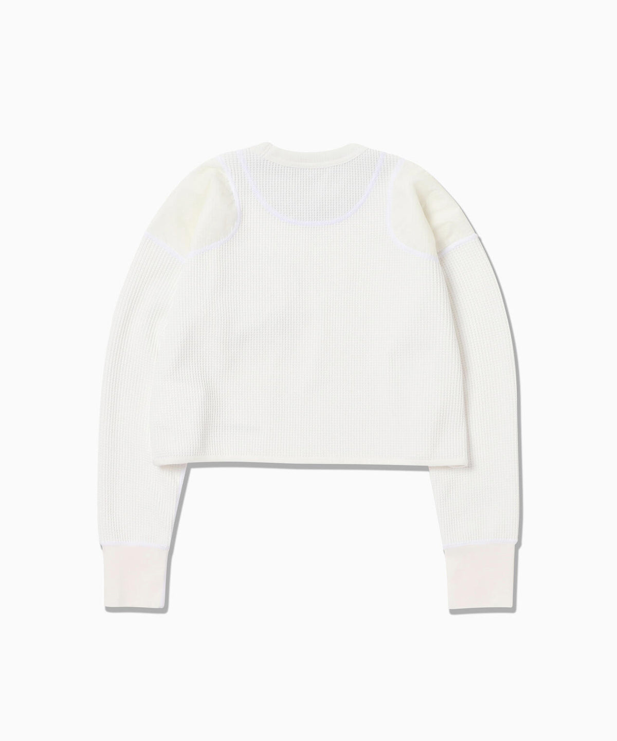 PE waffle short length T (W) | ワッフル クロップドTシャツ