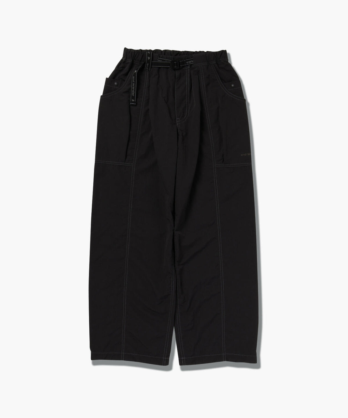 crinkled nylon pants | プルーフ ナイロン ワイドパンツ