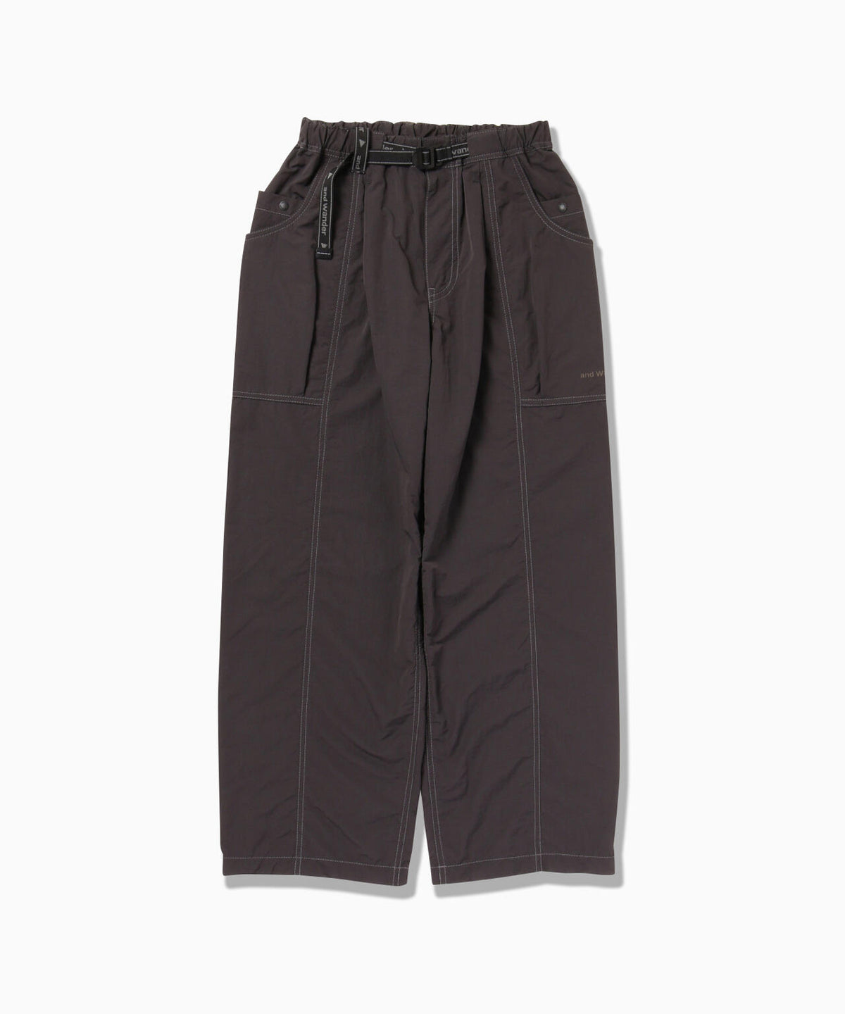 crinkled nylon pants | プルーフ ナイロン ワイドパンツ