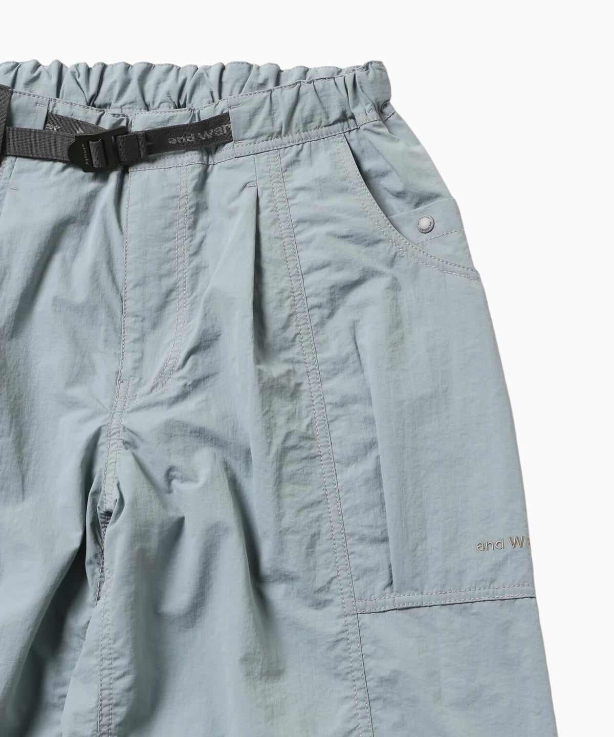 crinkled nylon pants | プルーフ ナイロン ワイドパンツ