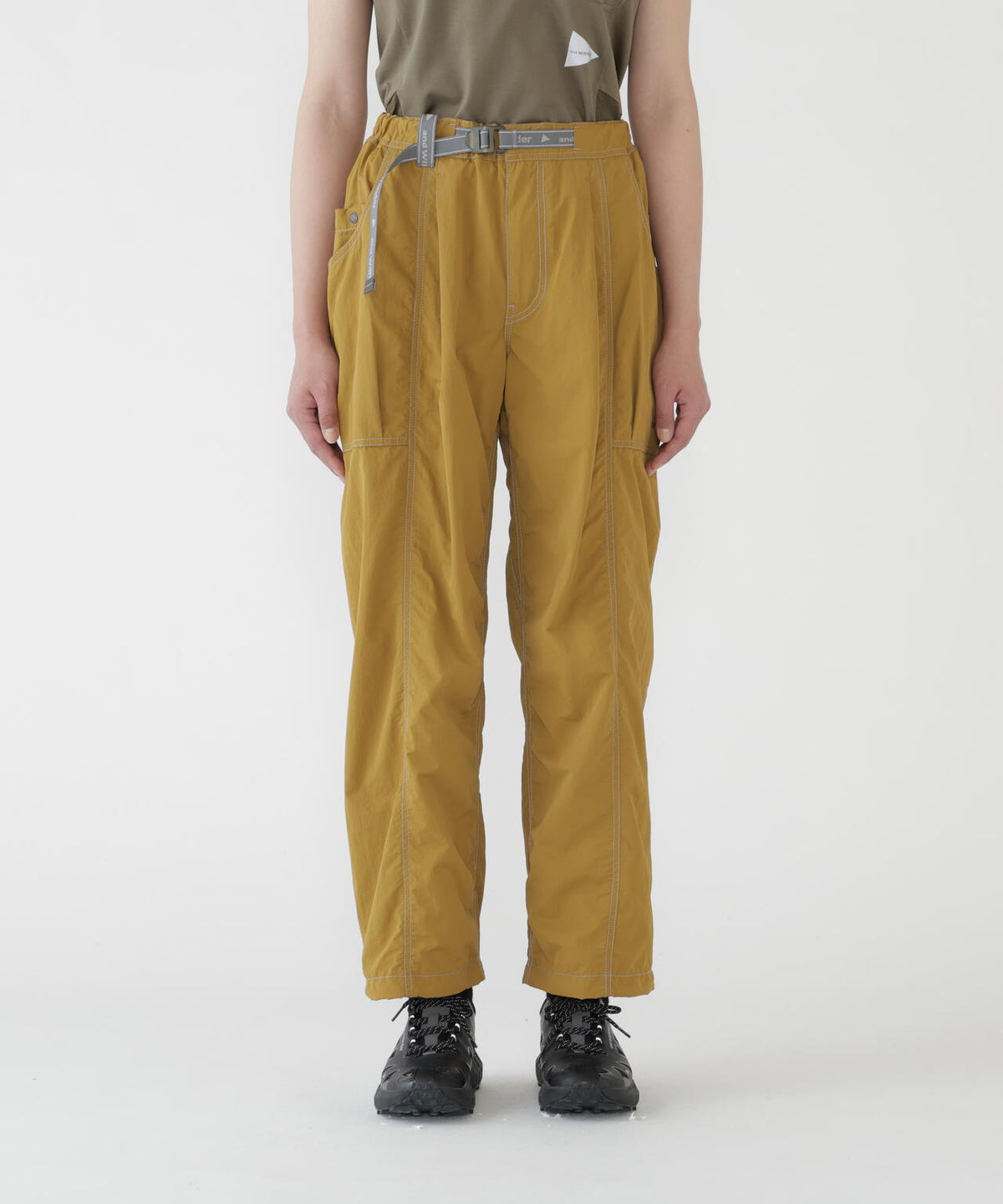crinkled nylon pants | プルーフ ナイロン ワイドパンツ
