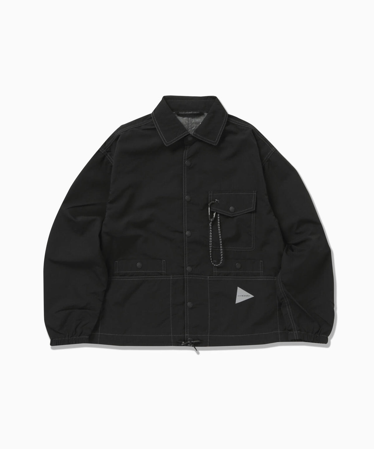 crinkled nylon shrits jacket | ナイロン プルーフ シャツジャケット