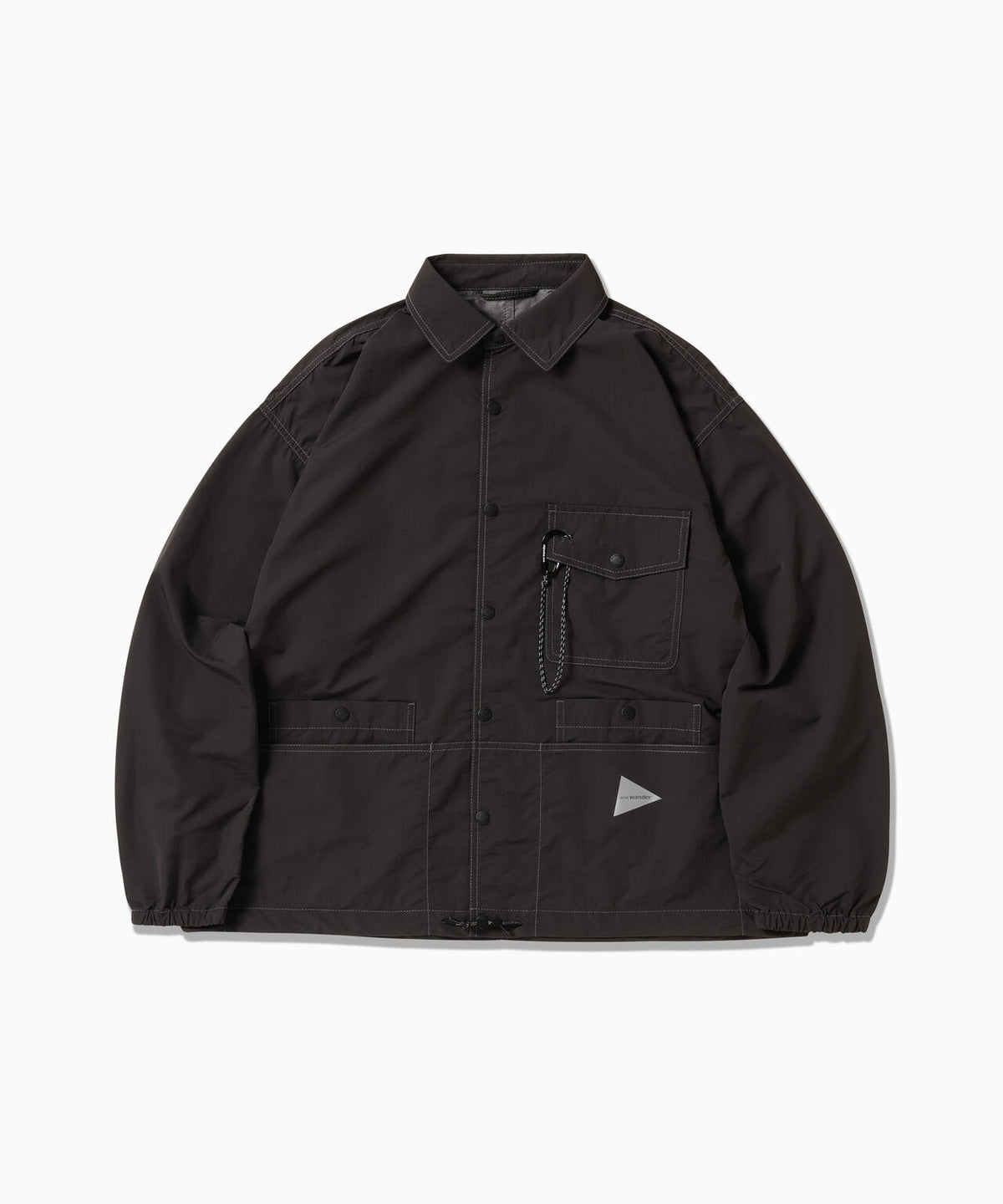 crinkled nylon shrits jacket | ナイロン プルーフ シャツジャケット