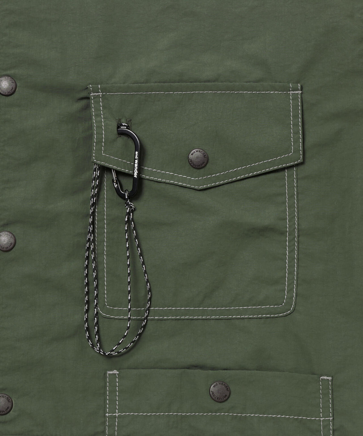 crinkled nylon shrits jacket | ナイロン プルーフ シャツジャケット