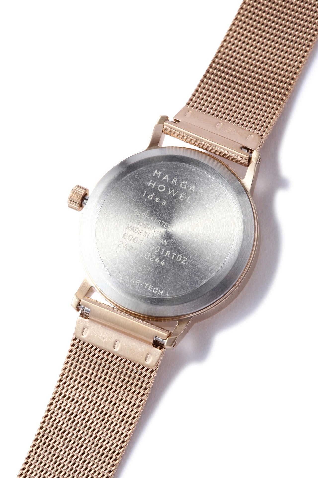 SOLAR POWER MESH BAND WATCH