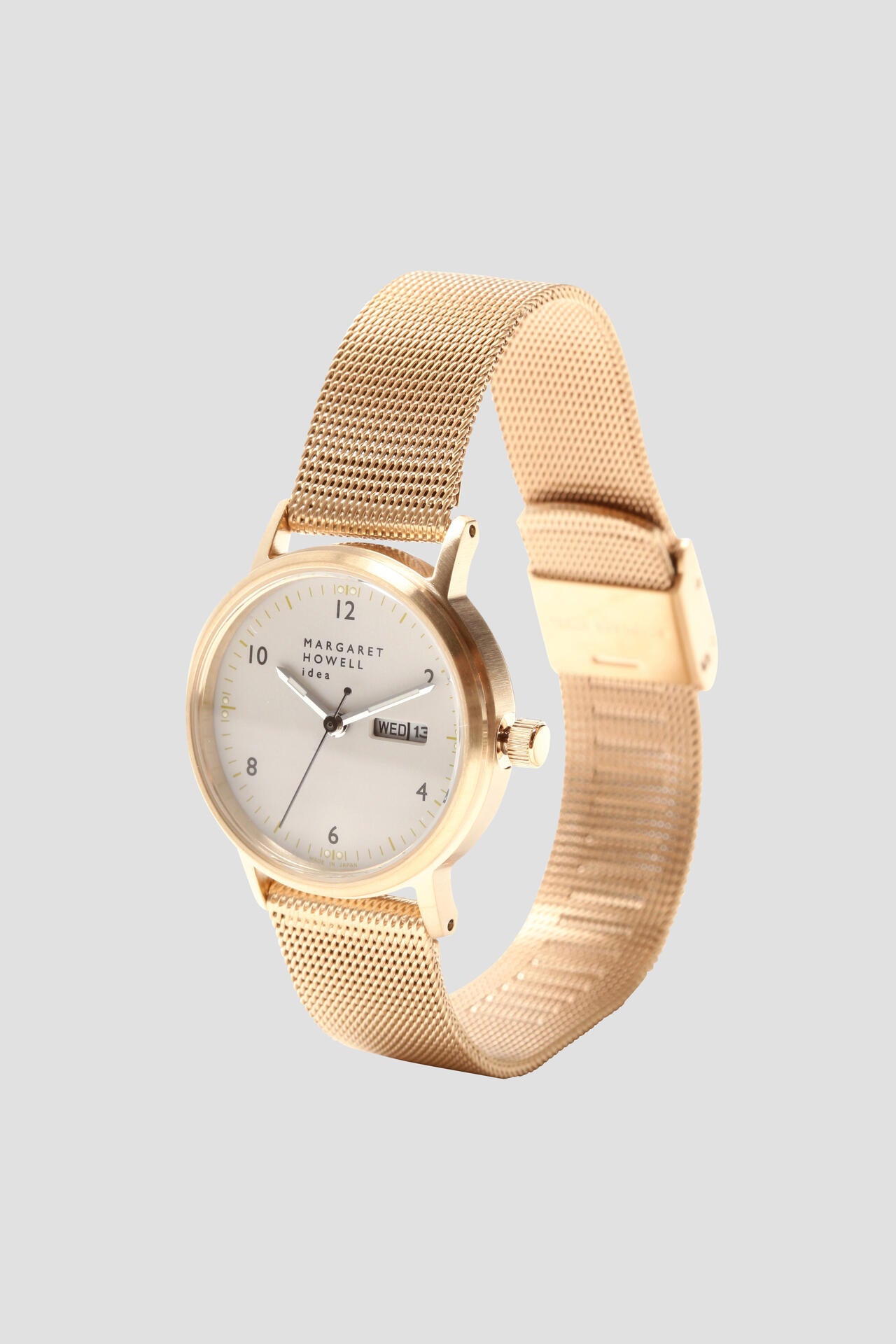 SOLAR POWER MESH BAND WATCH