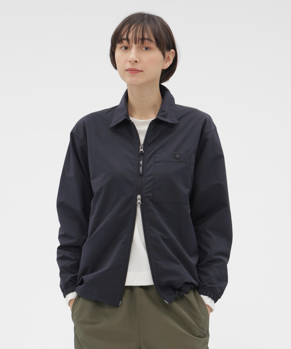 WATER REPELENT NYLON POPLIN SHIRT
