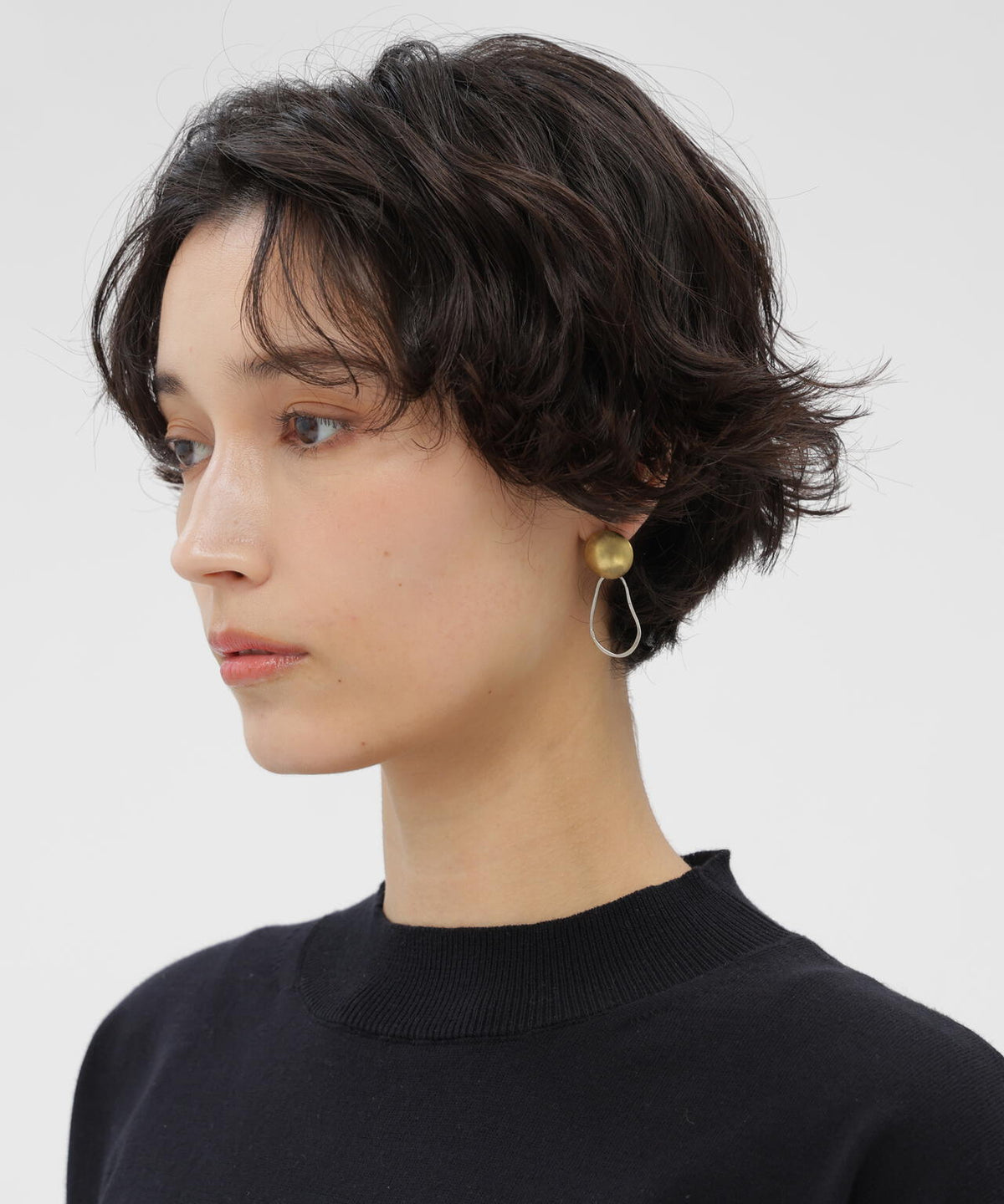 SILVER AND PLATED GOLD EARRINGS