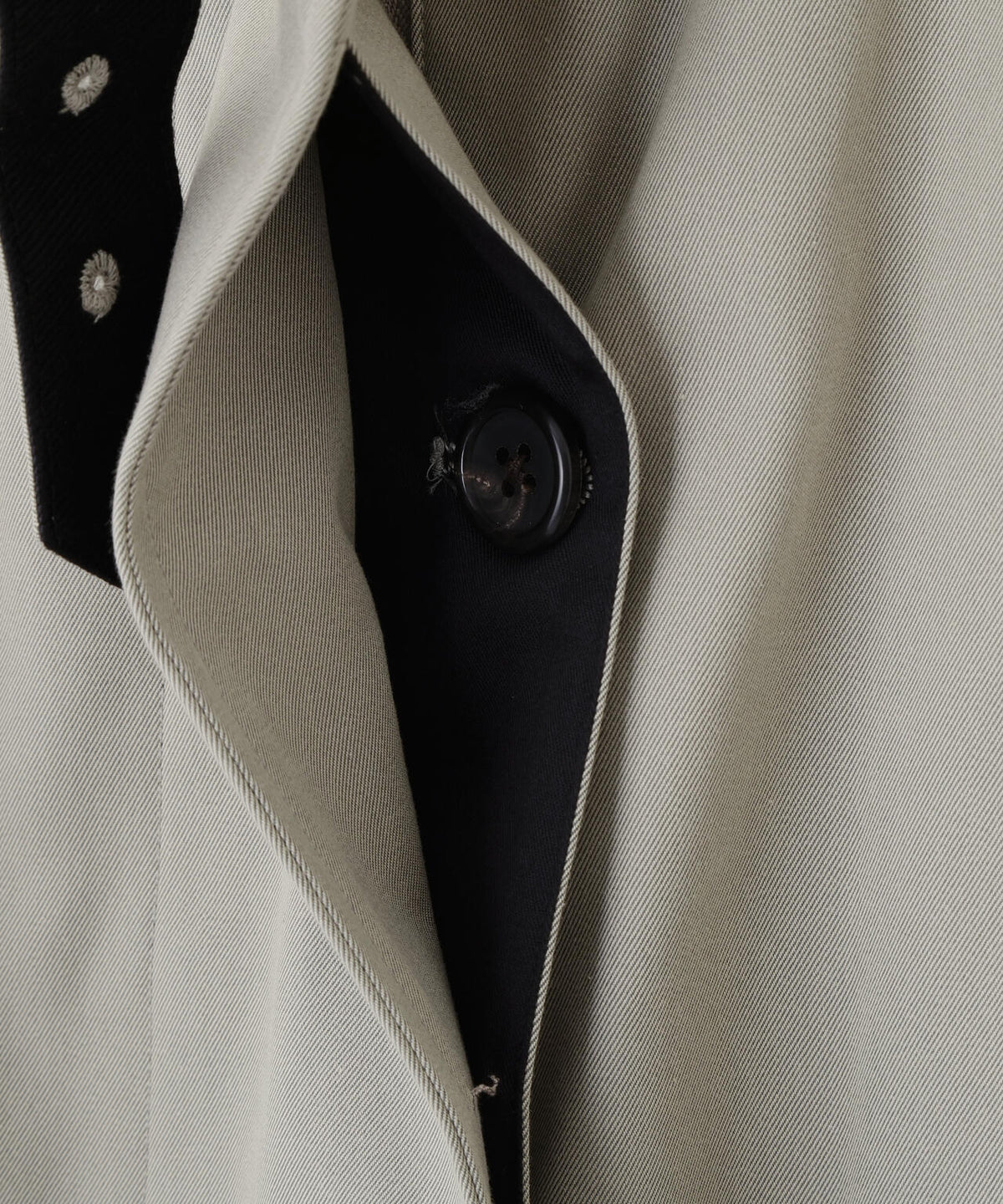 COTTON NYLON GABARDINE COAT