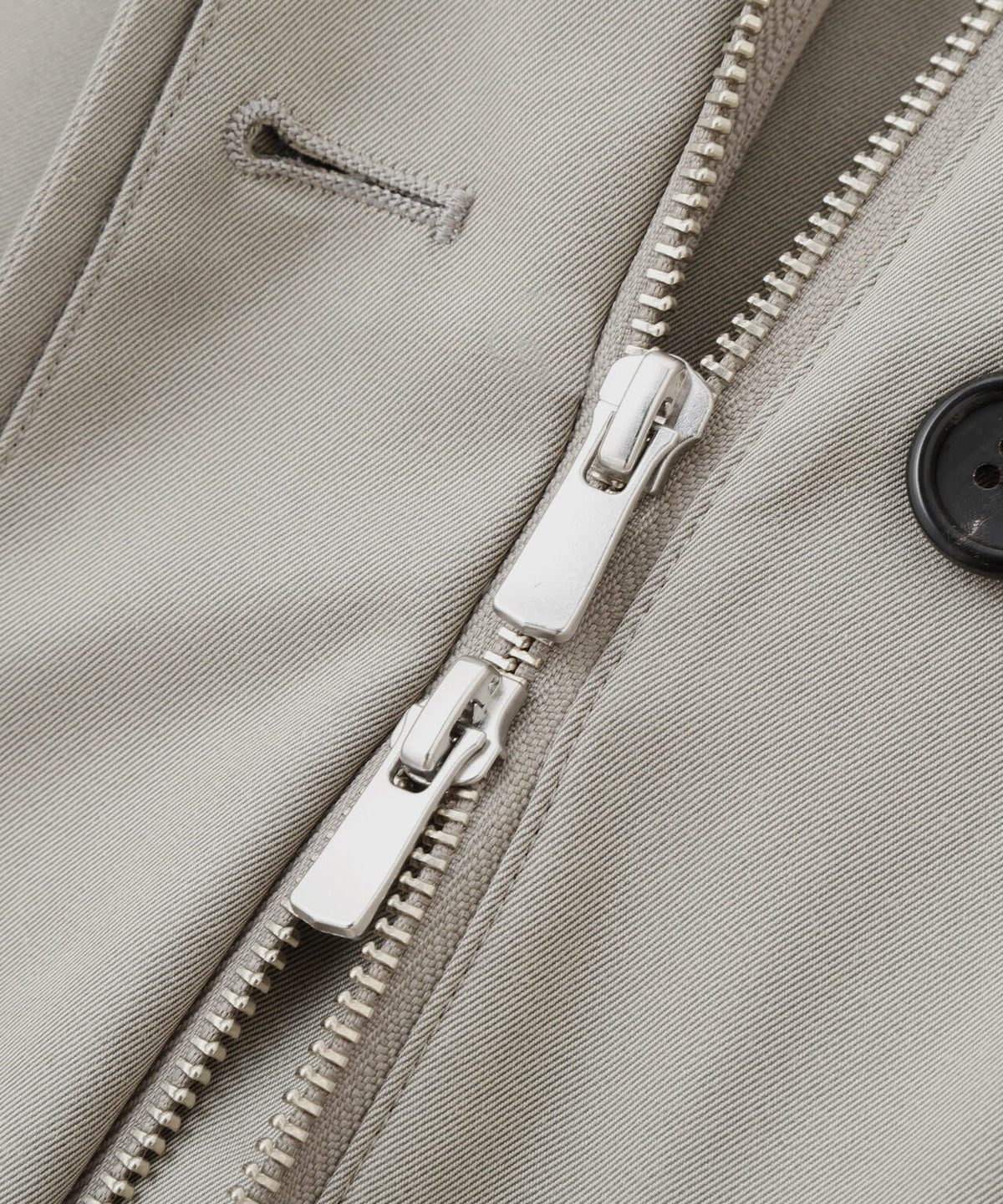 COTTON NYLON GABARDINE COAT