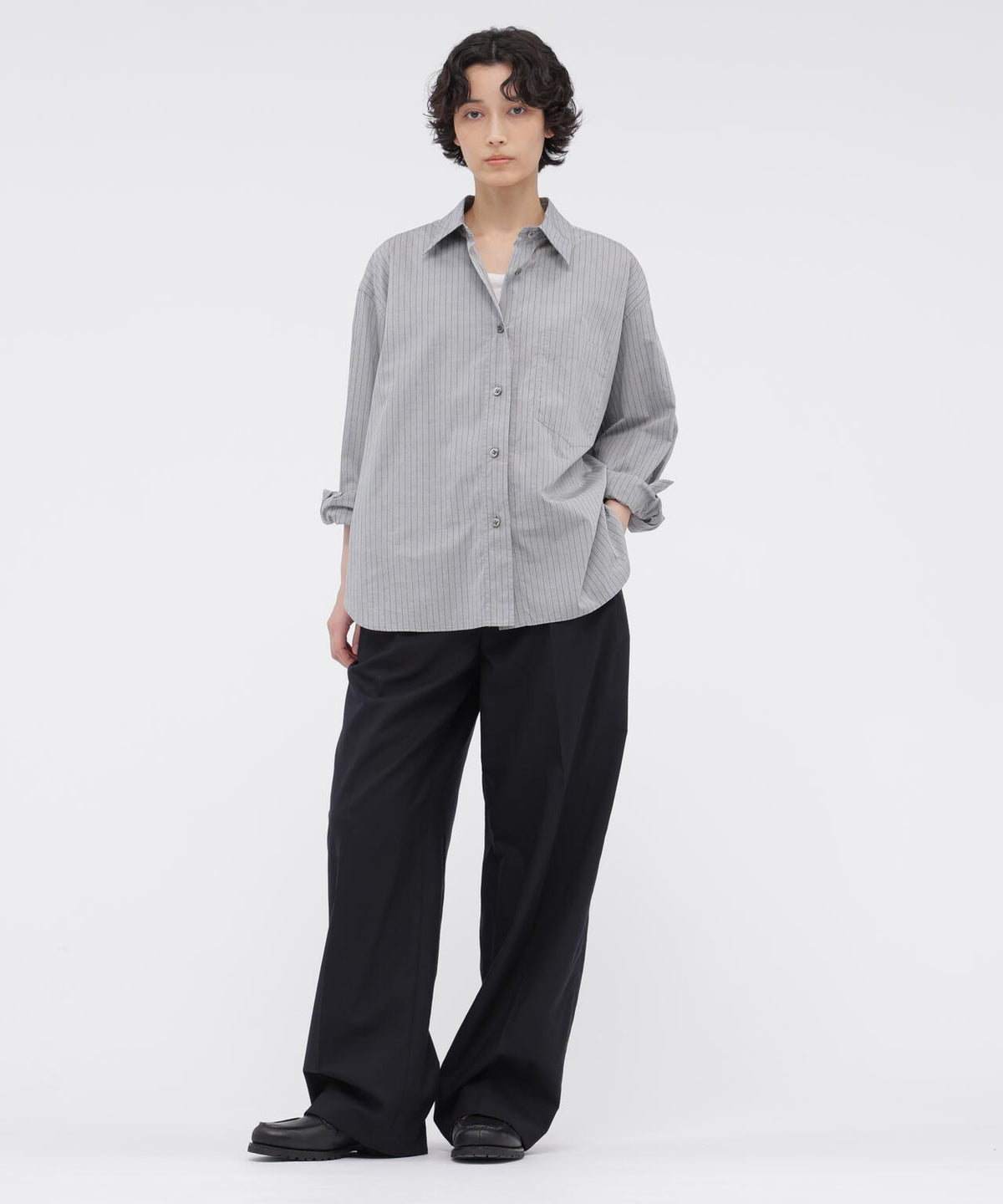 FINE COTTON STRIPE SHIRT