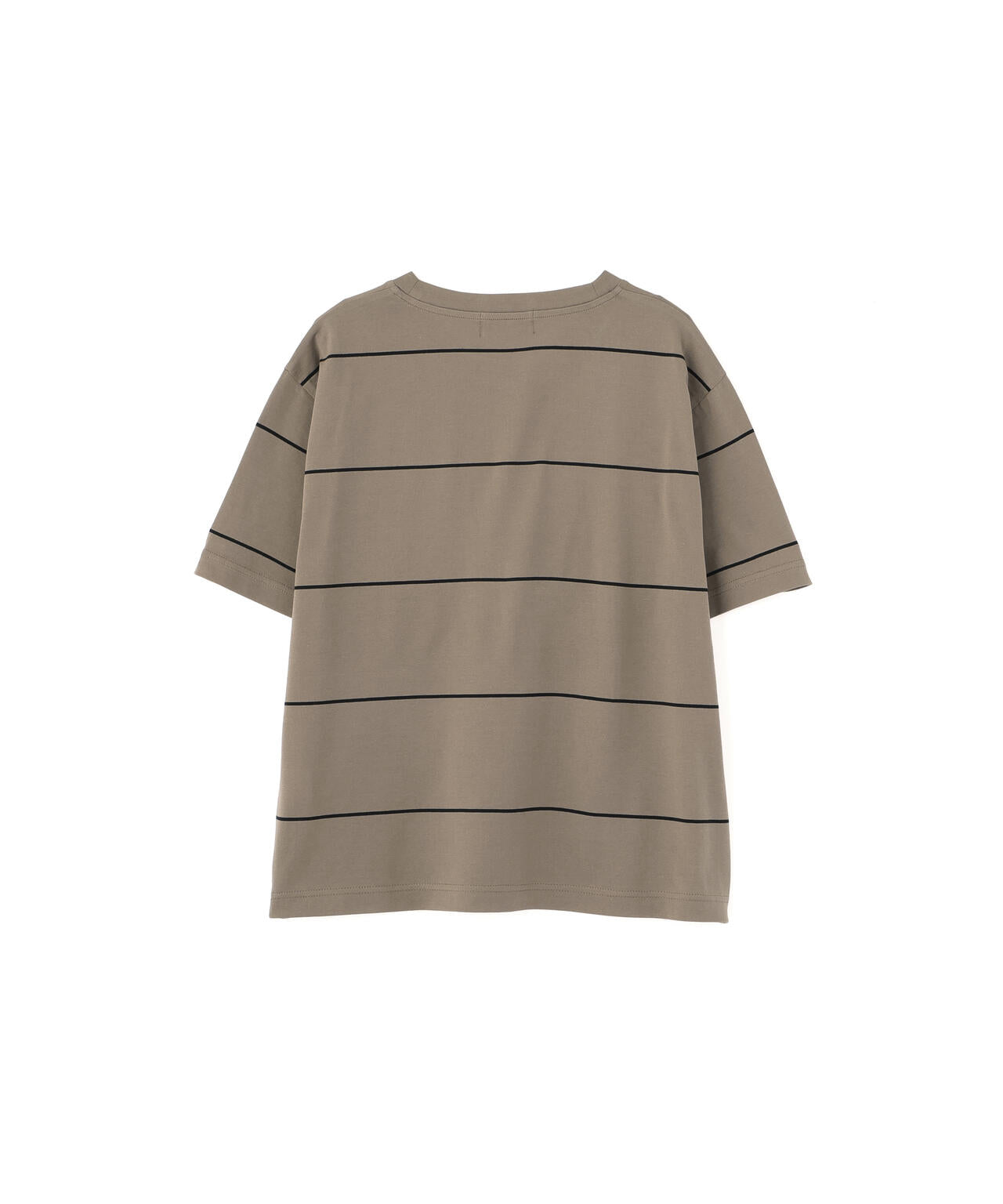 FINE COTTON STRIPE JERSEY TOP