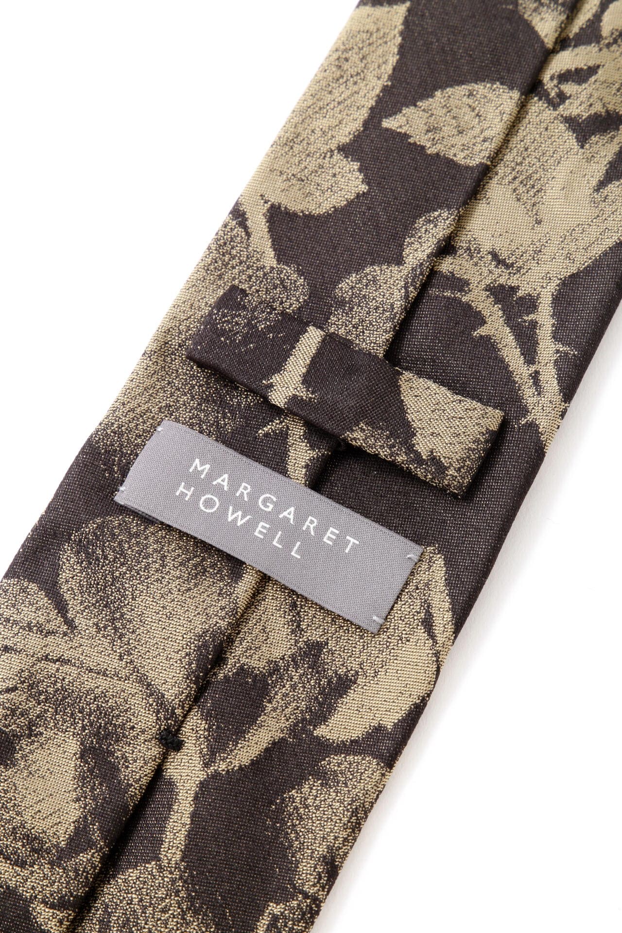 TWO TONE ROSE TIE