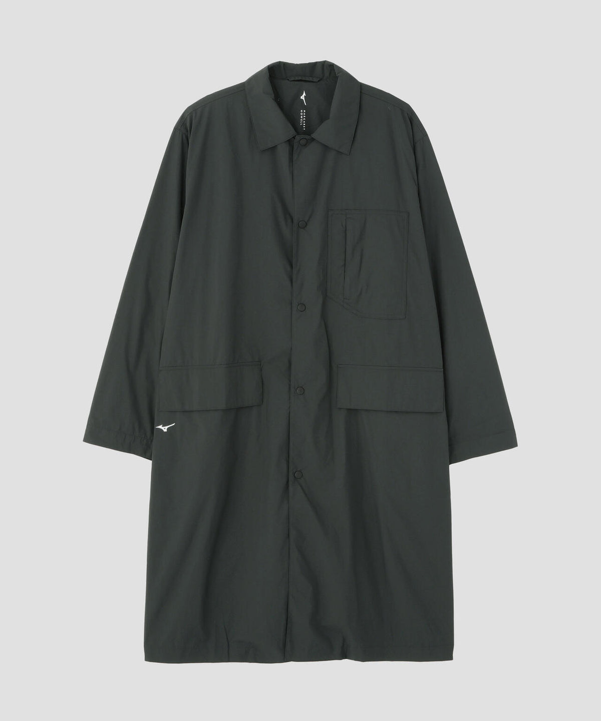 RECYCLED NYLON COMPACT RIPSTOP COAT