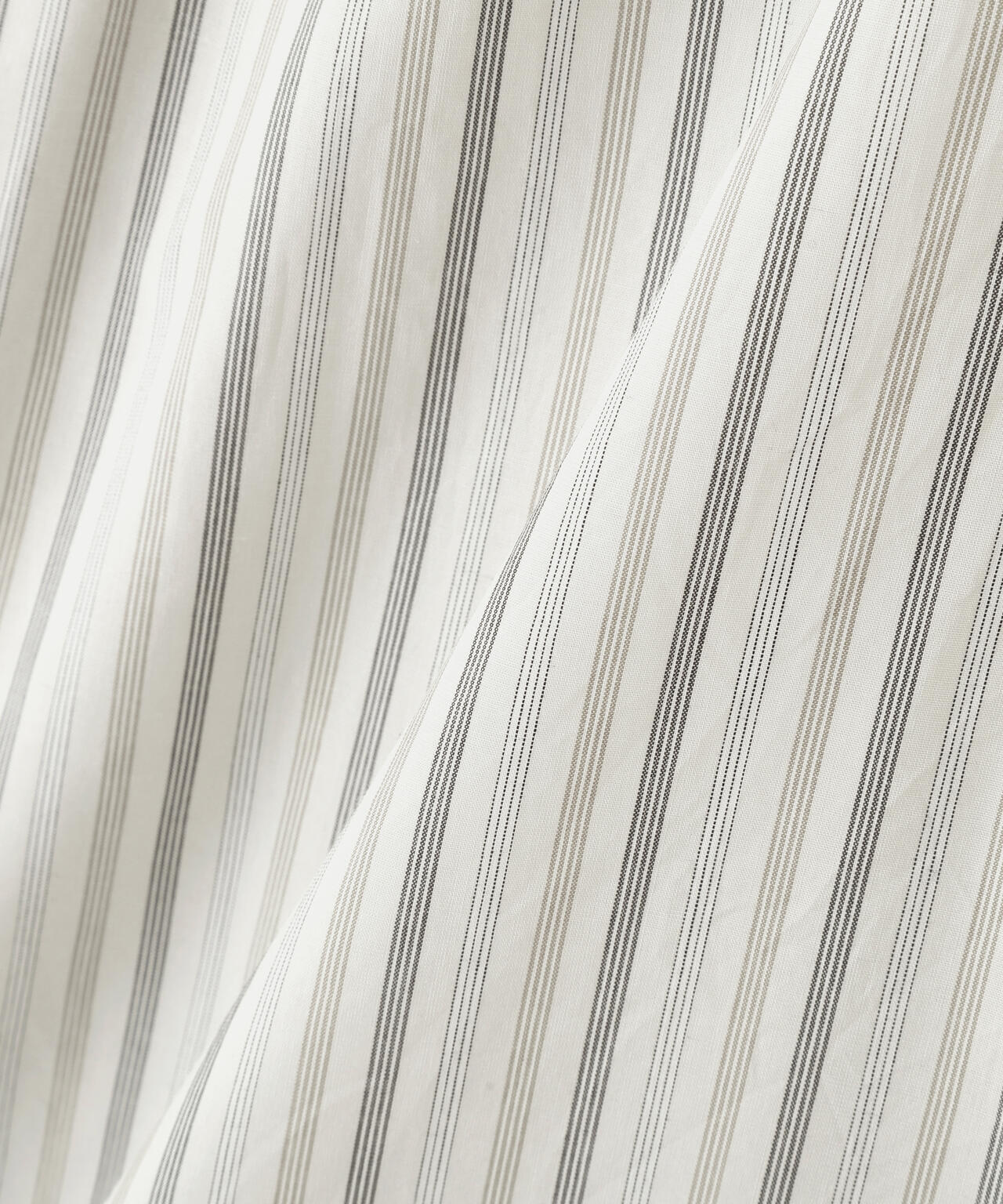 COTTON SILK STRIPE SHIRT