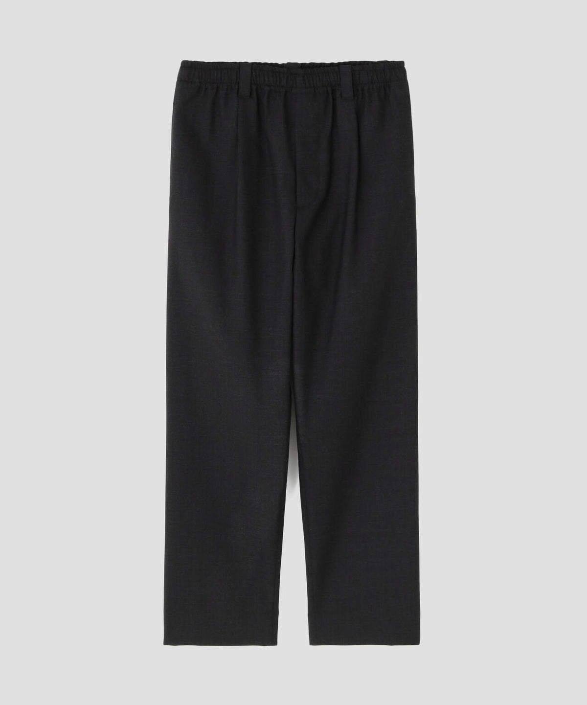 MUTED WOOL CHECK TROUSERS