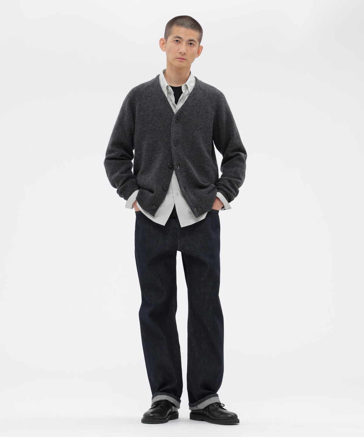 BRUSHED COTTON SILK SHIRTING SHIRT