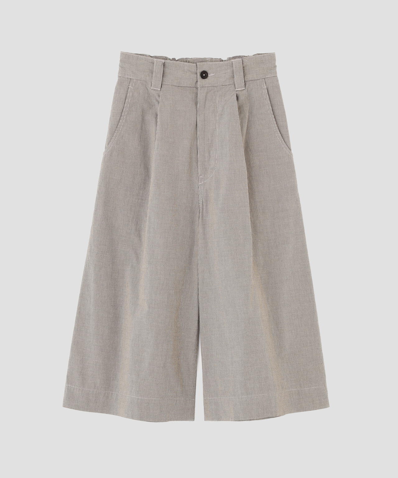 CHEF CHECK COTTON TROUSERS