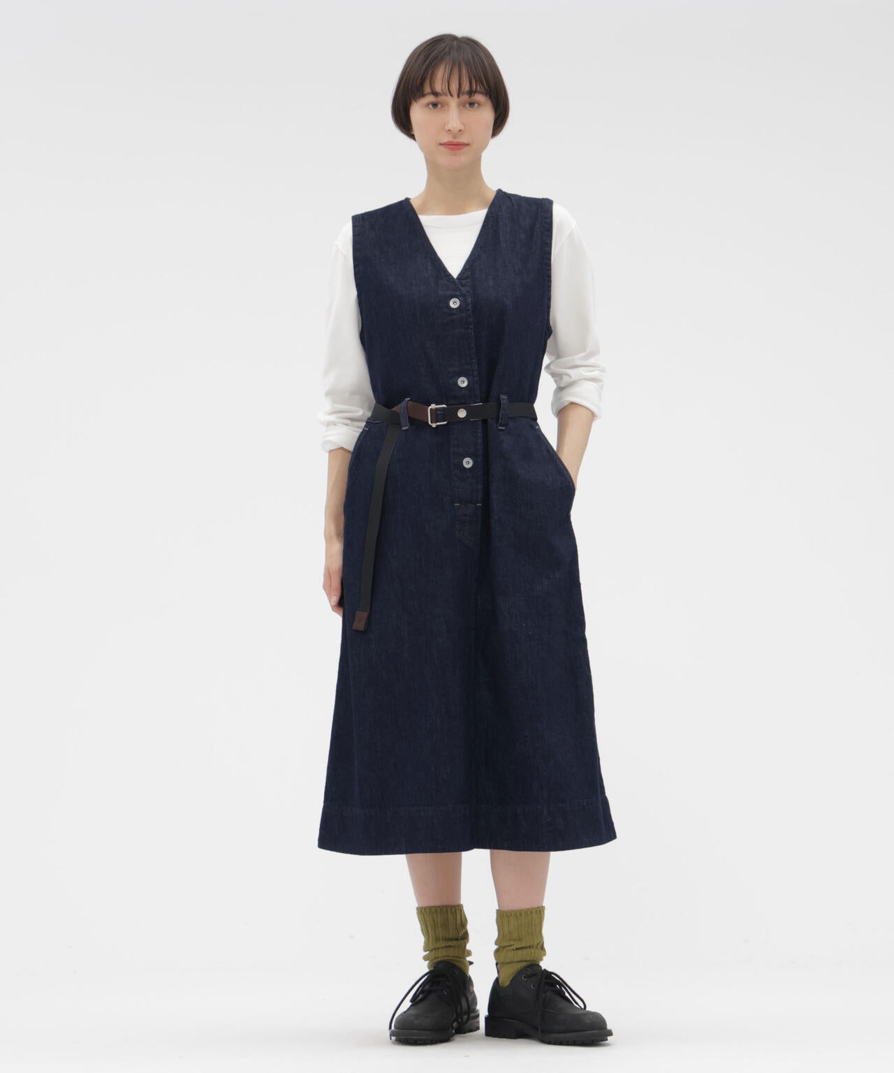 CANTON LIGHT DENIM DRESS