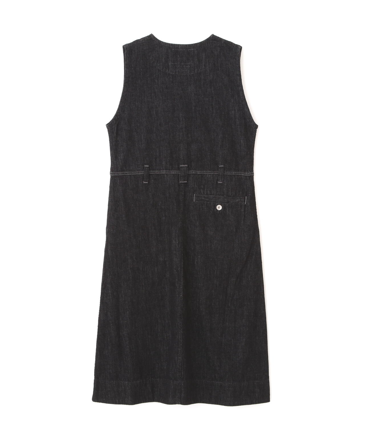 CANTON BLACK LIGHT DENIM DRESS