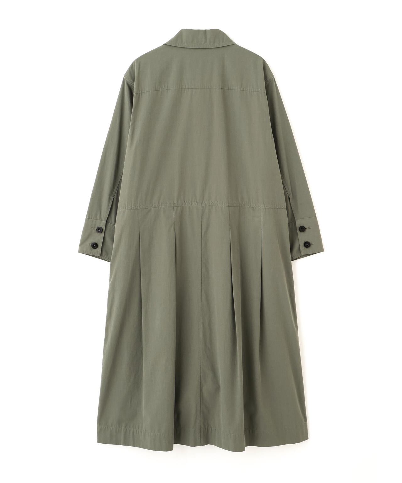 COTTON CUPRA PLAINWEAVE DRESS