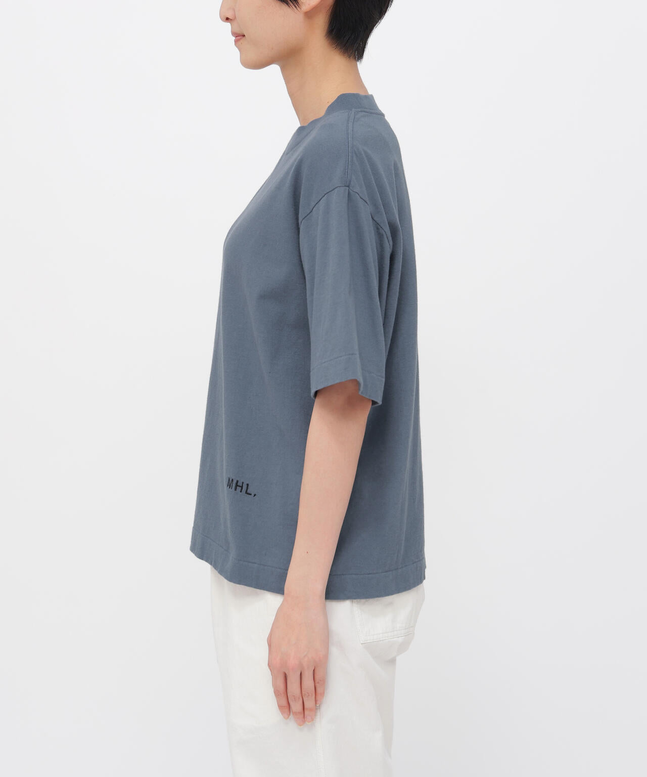 UPCYCLED COTTON JERSEY TOP