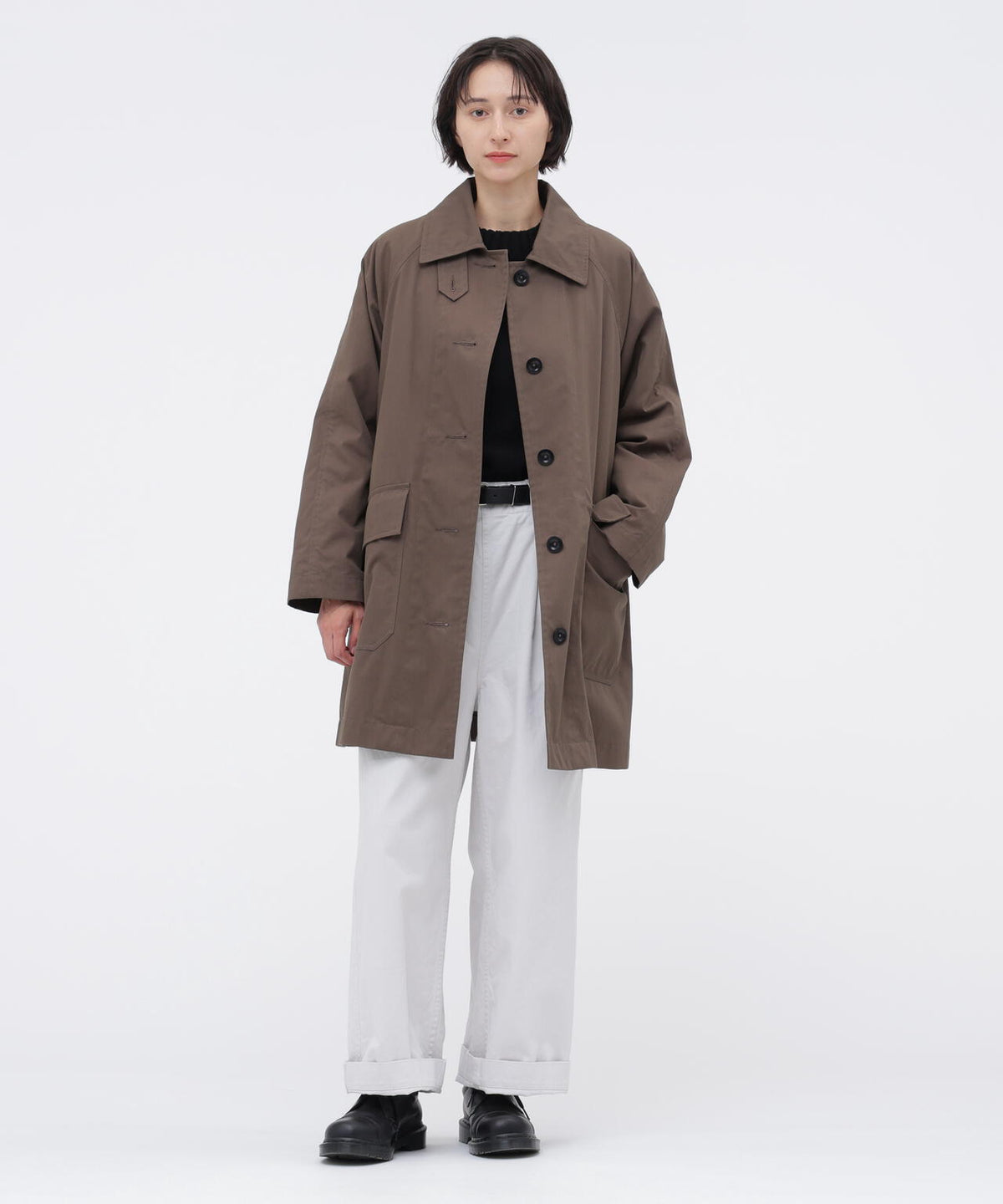 DRY COTTON NYLON OXFORD COAT