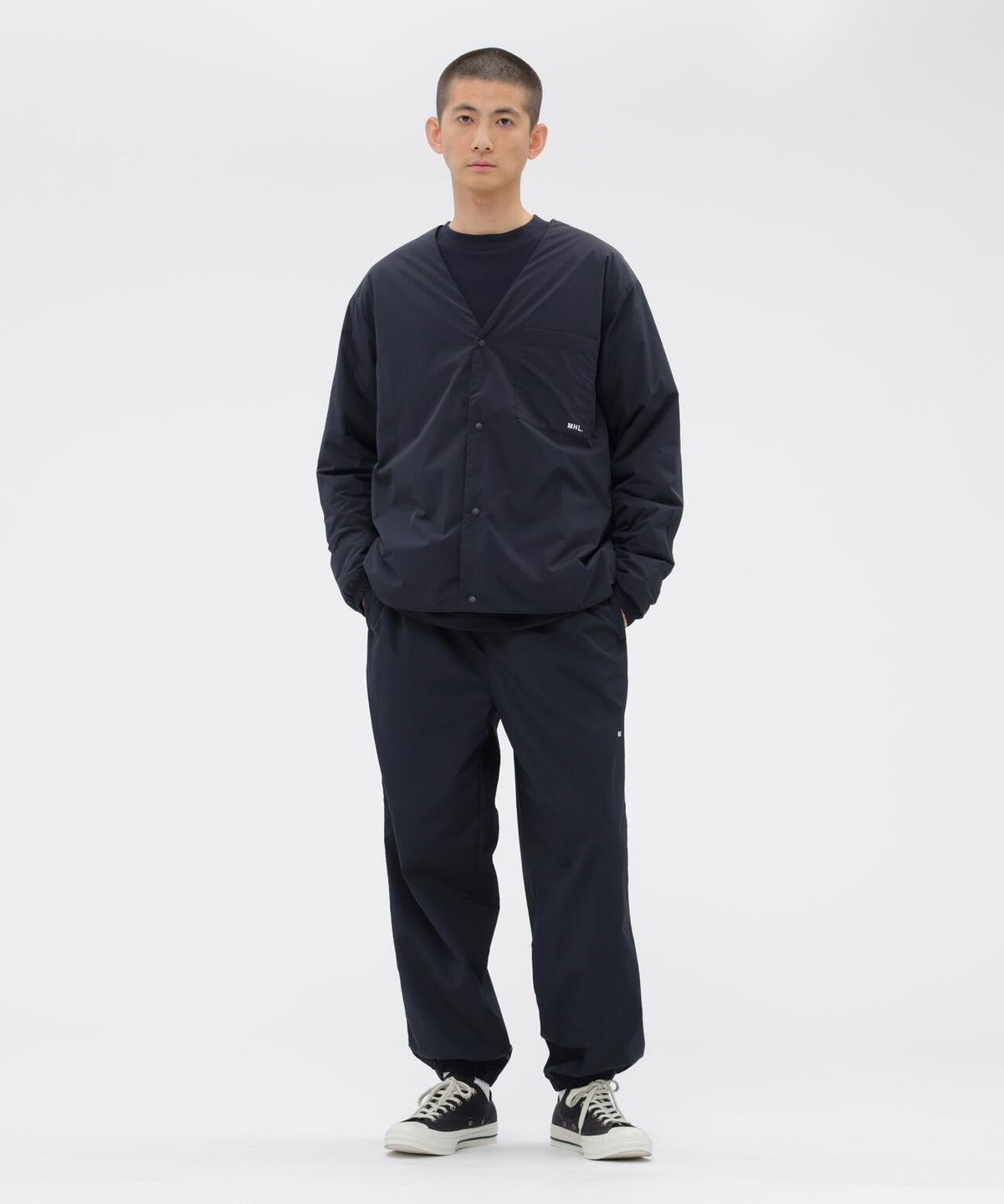 LIGHTWEIGHT NYLON POPLIN BLOUSON