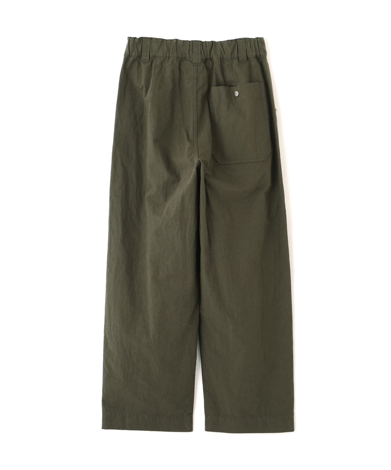 COTTON LINEN TINY RIPSTOP TROUSERS