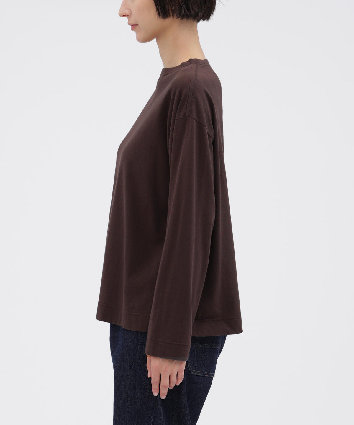 SMOOTH COTTON JERSEY TOP