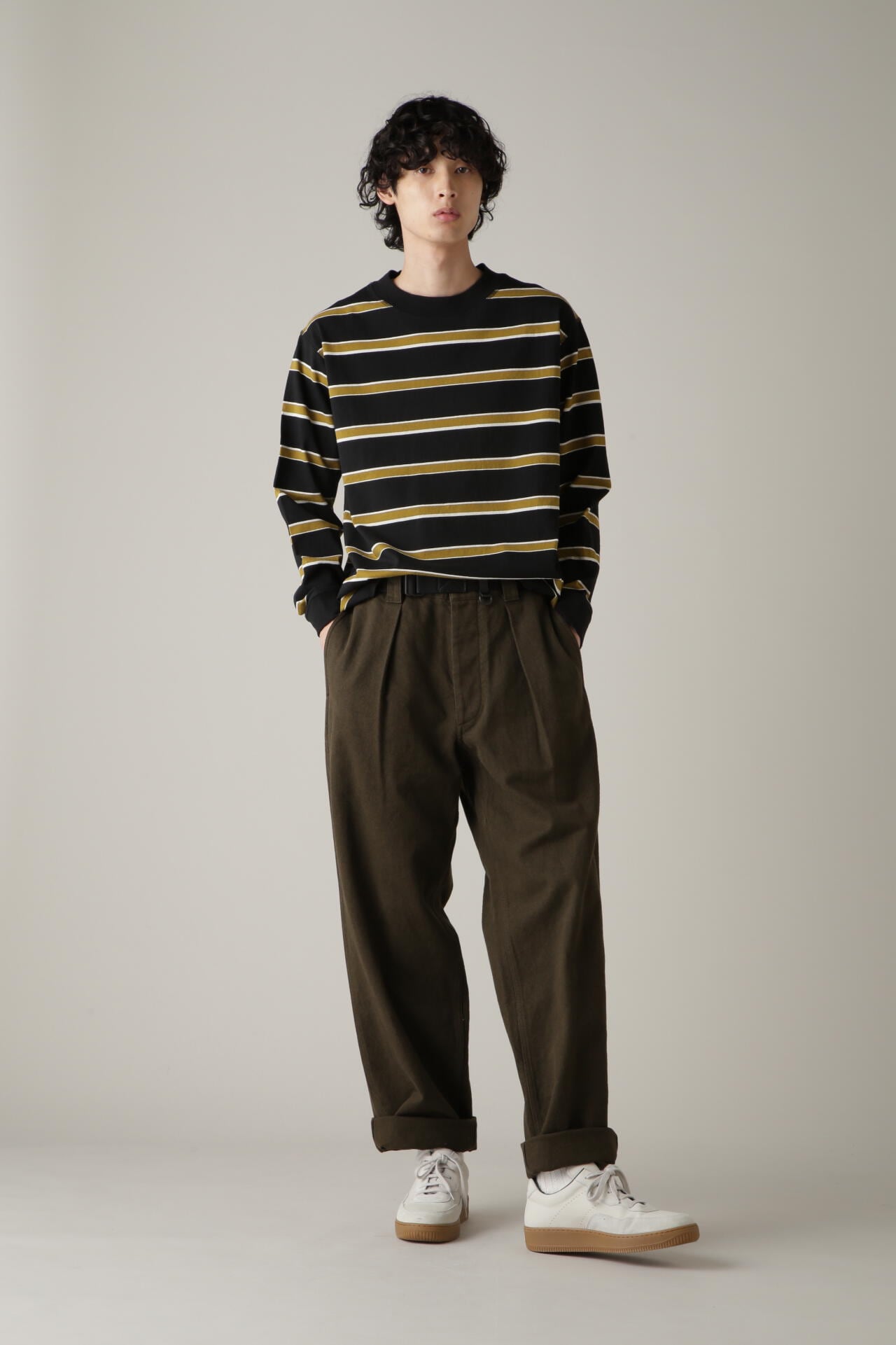 WORN LINEN COTTON DRILL