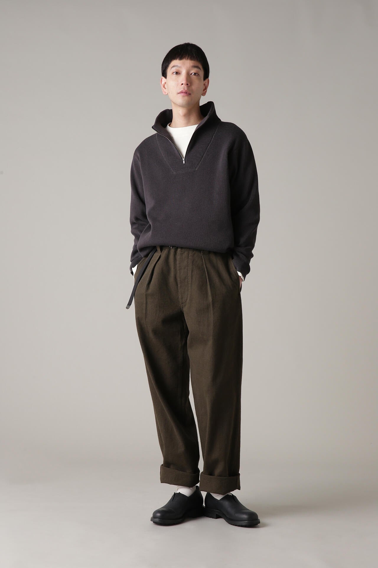 WORN LINEN COTTON DRILL