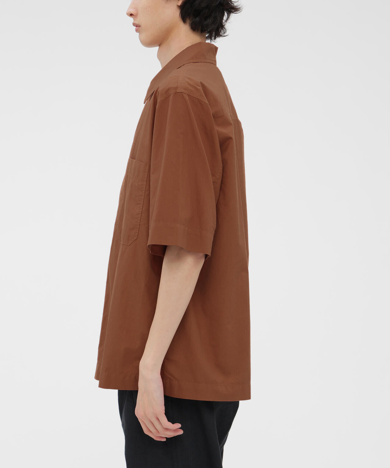 COTTON RAMIE POPLIN SHIRT