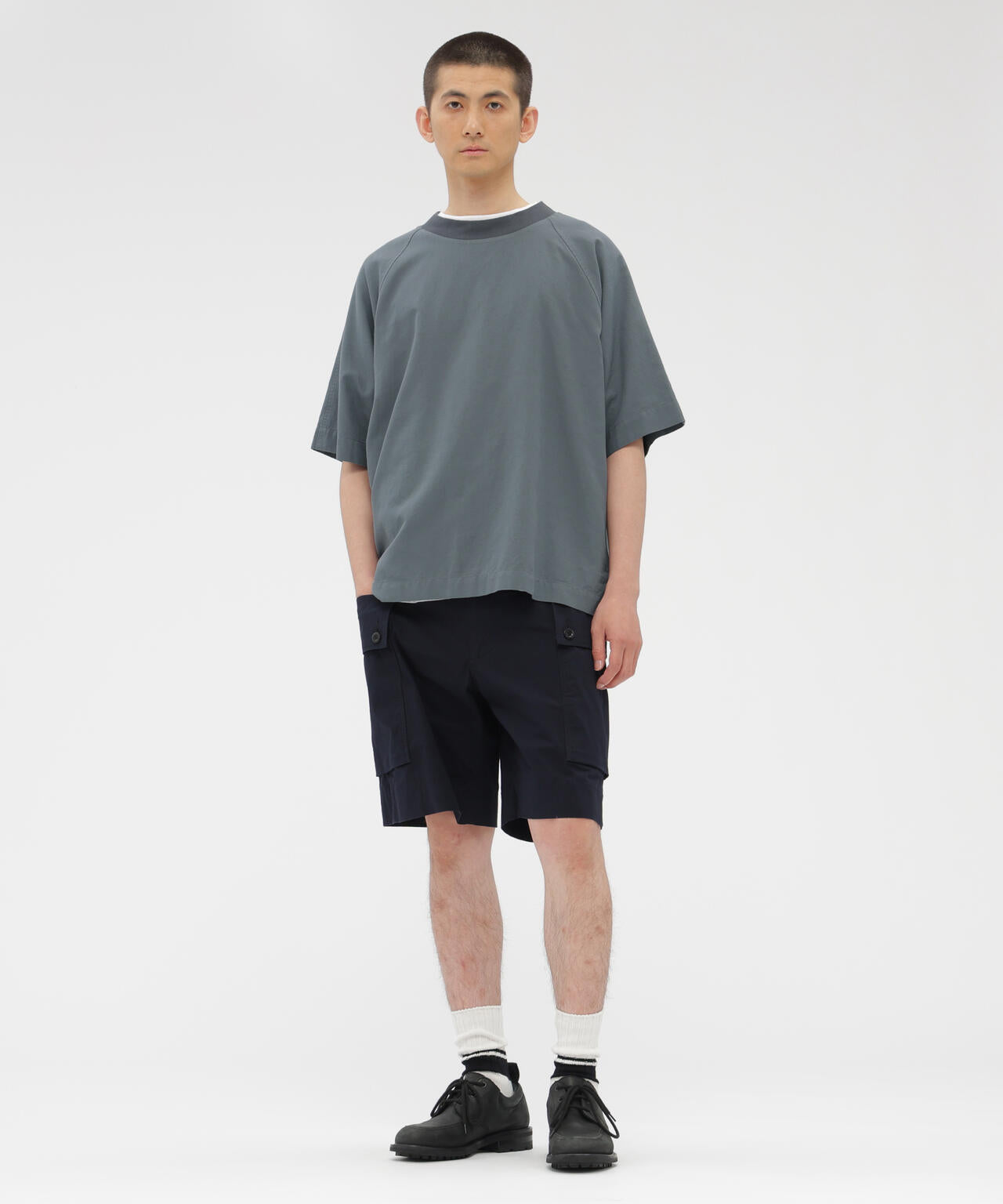 WASHED OUT COTTON LINEN SHIRT