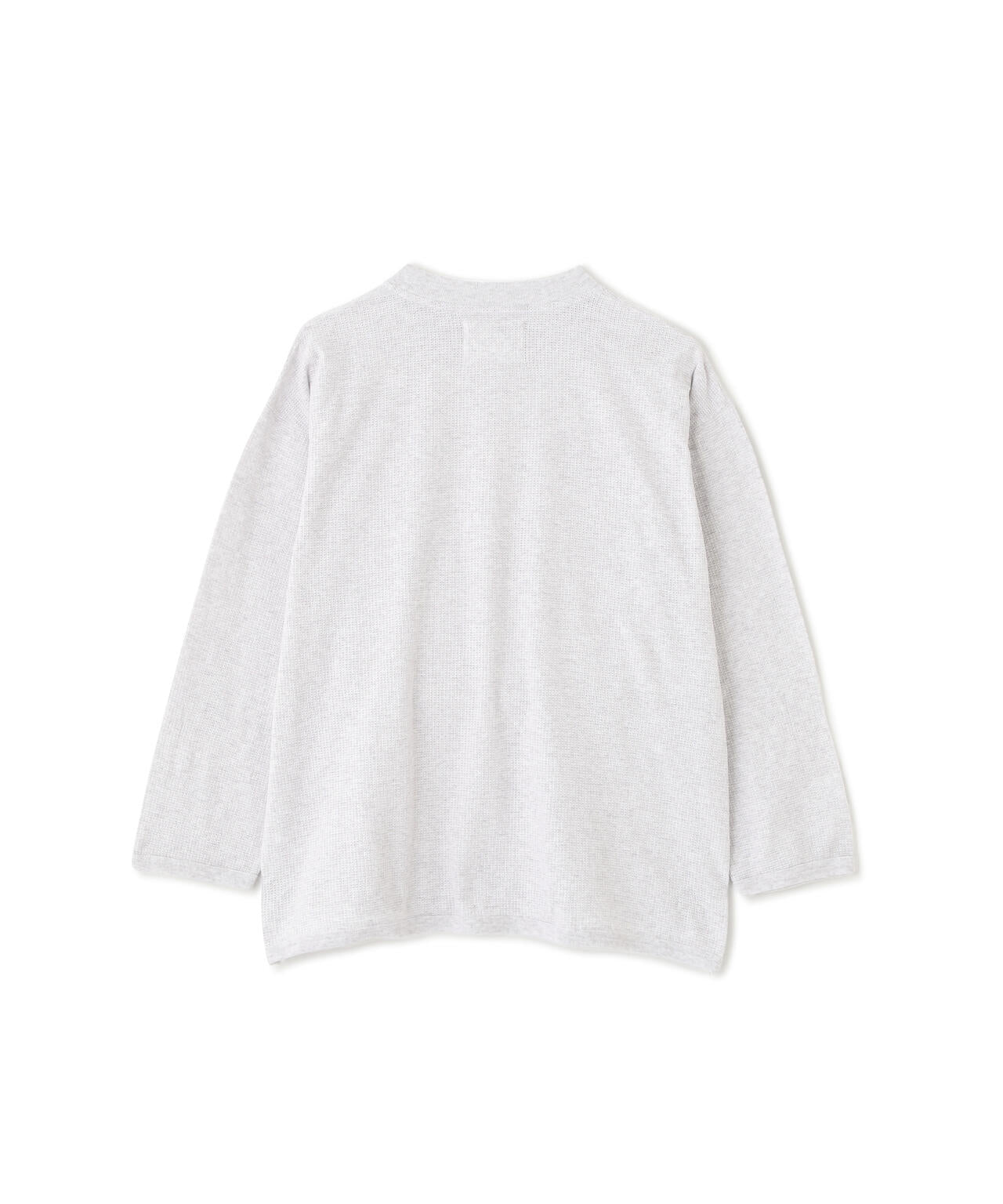 COTTON JERSEY MESH TOP