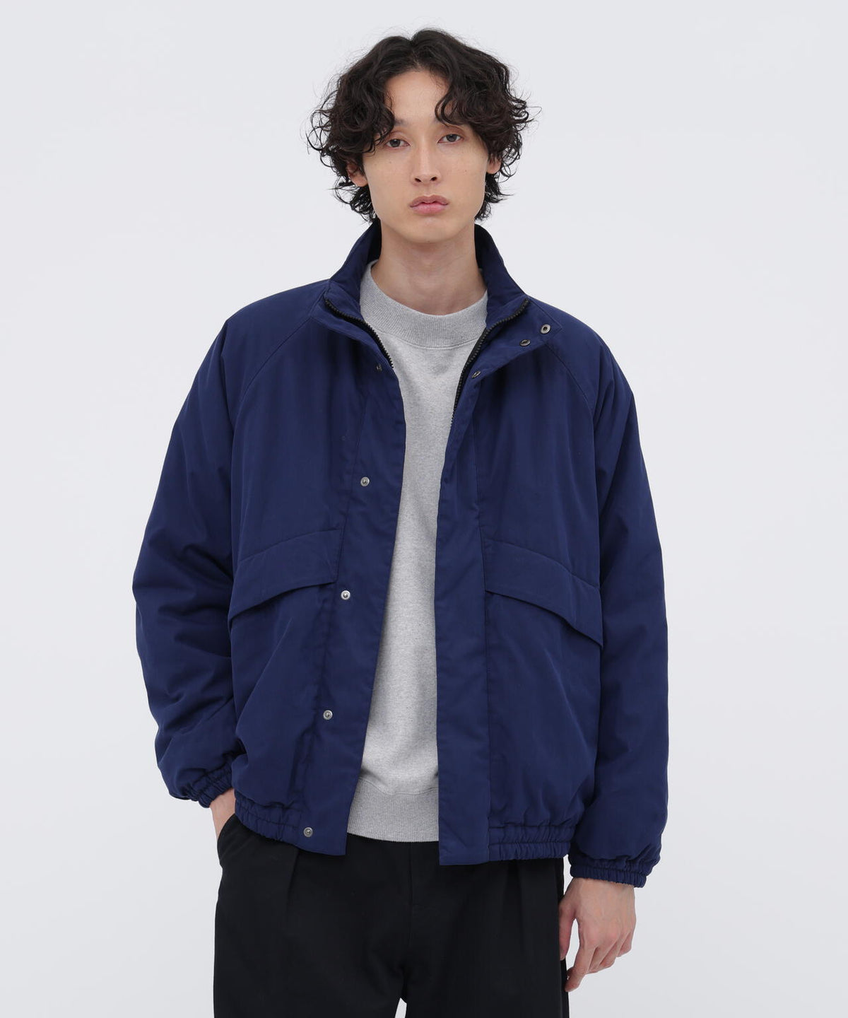 LIGHTWEIGHT COTTON NYLON CANVAS BLOUSON