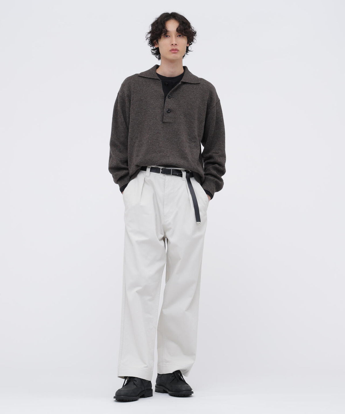 ORGANIC COTTON CHINO TWILL TROUSERS