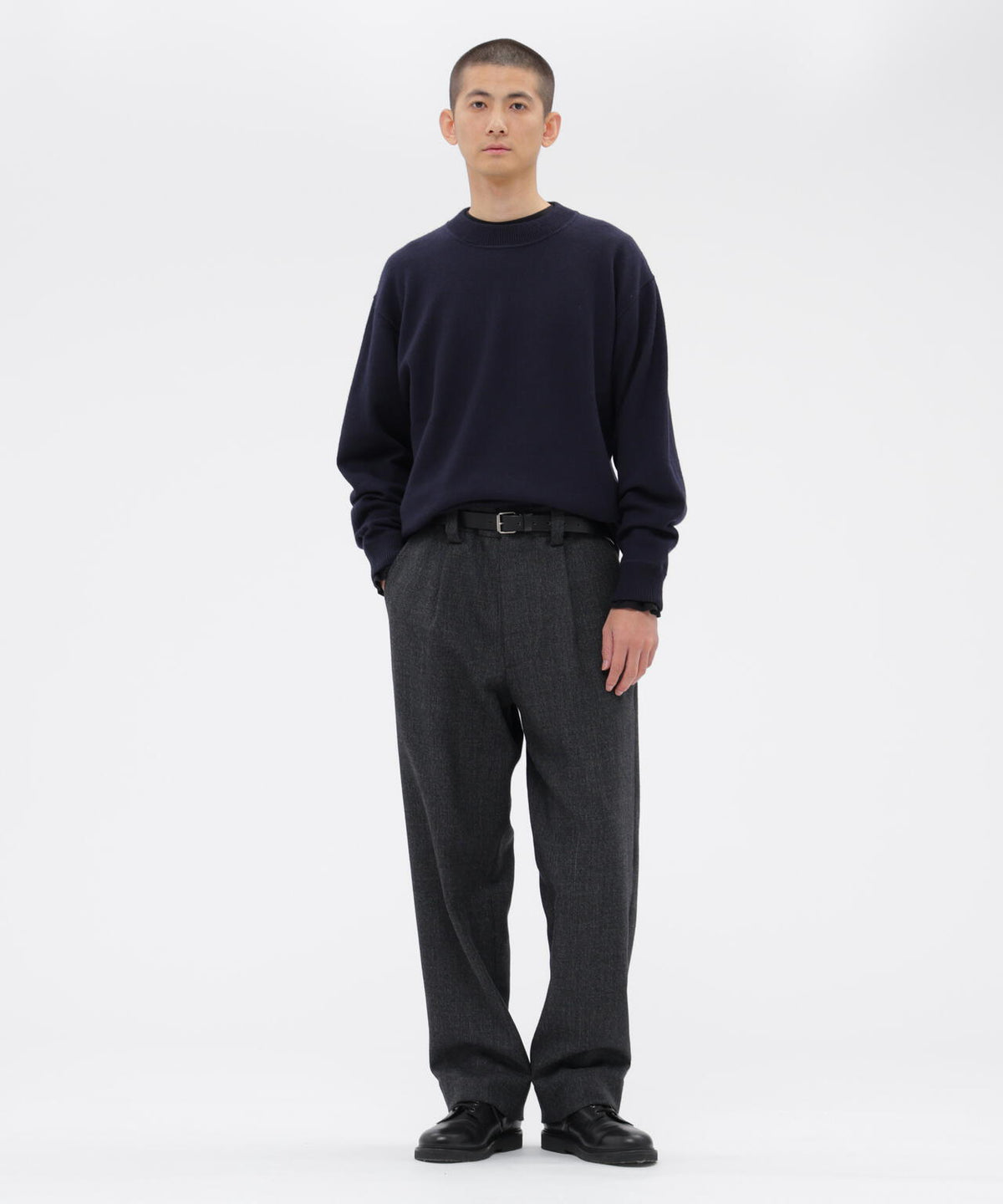 FELTED ROUGH WOOL KNITWEAR