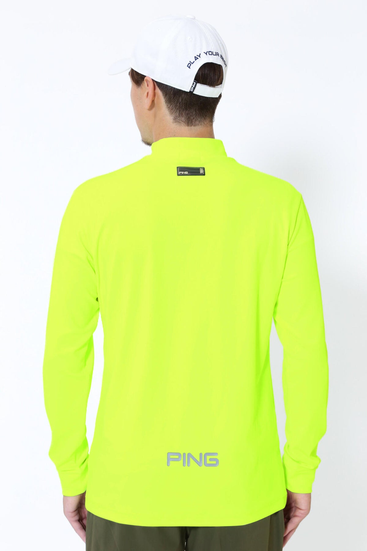 【PING APPAREL】ベアスムース長袖ハイネックカットソー <GOLD> (MENS)