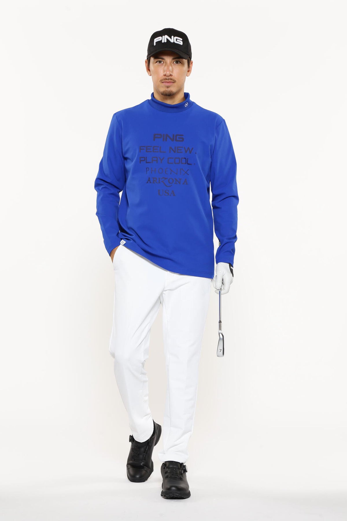 【PING APPAREL】全方向ストレッチカルゼ テーパードパンツ <PERFORMANCE> (MENS)