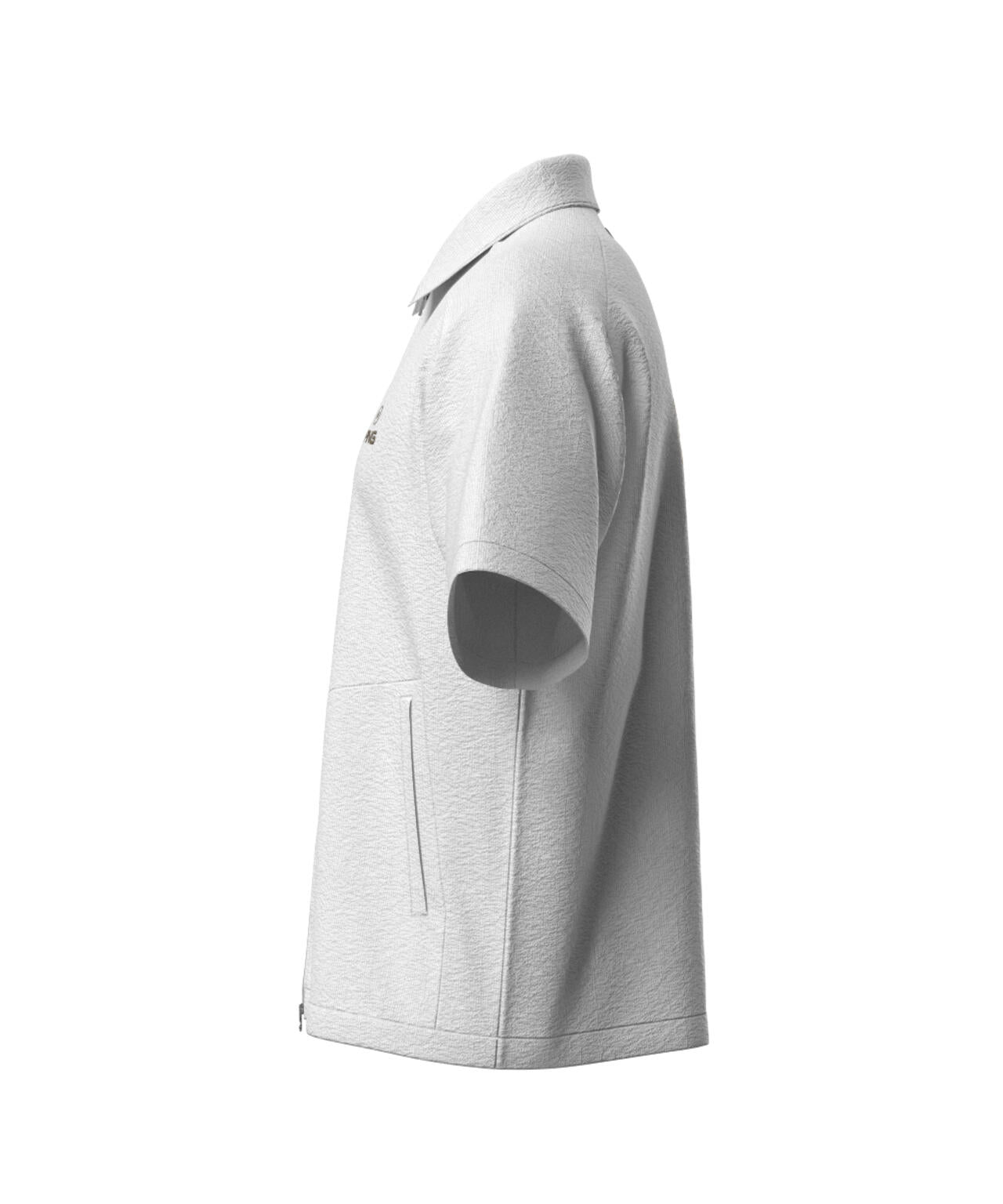 【PING APPAREL】全方向ストレッチサッカー半袖フルジップシャツ <NATIVE> (MENS)