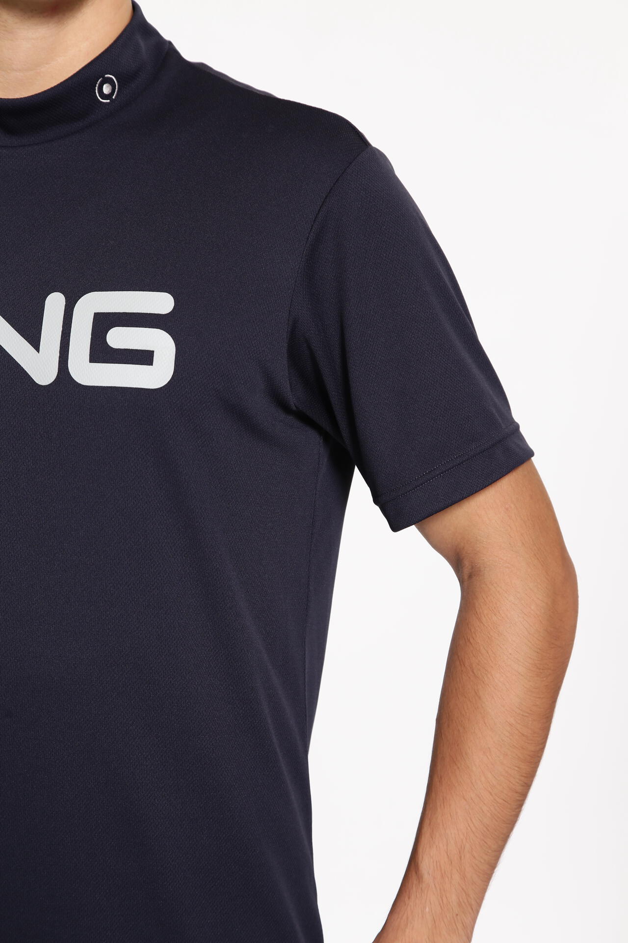 【PING APPAREL】ダブルメッシ半袖ハイネックカットソー <EARLY SPRING> (MENS)
