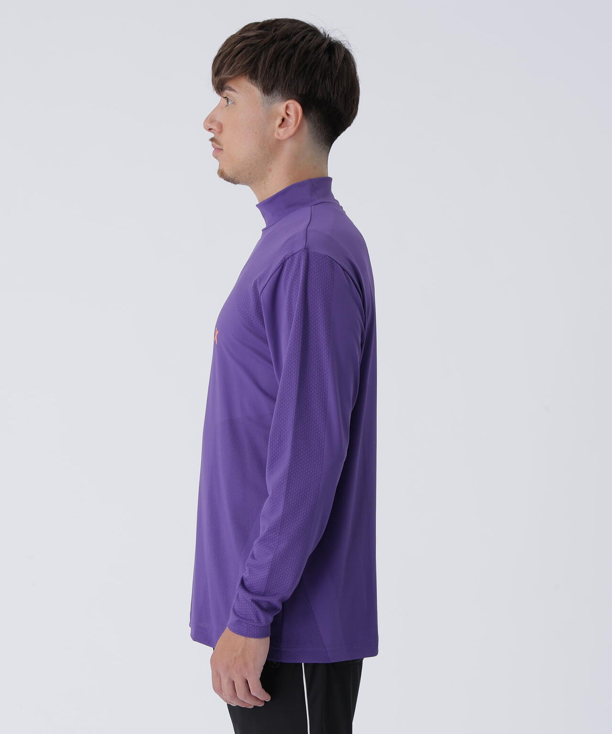 【PING APPAREL】メッシュジャカードハイネックシャツ <PERFORMANCE> (MENS)