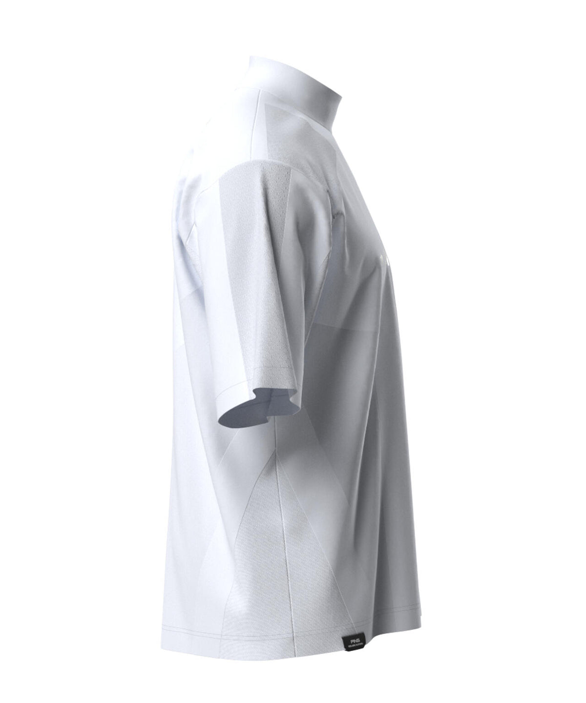 【PING APPAREL】メッシュジャカード半袖ハイネックシャツ <PERFORMANCE> (MENS)