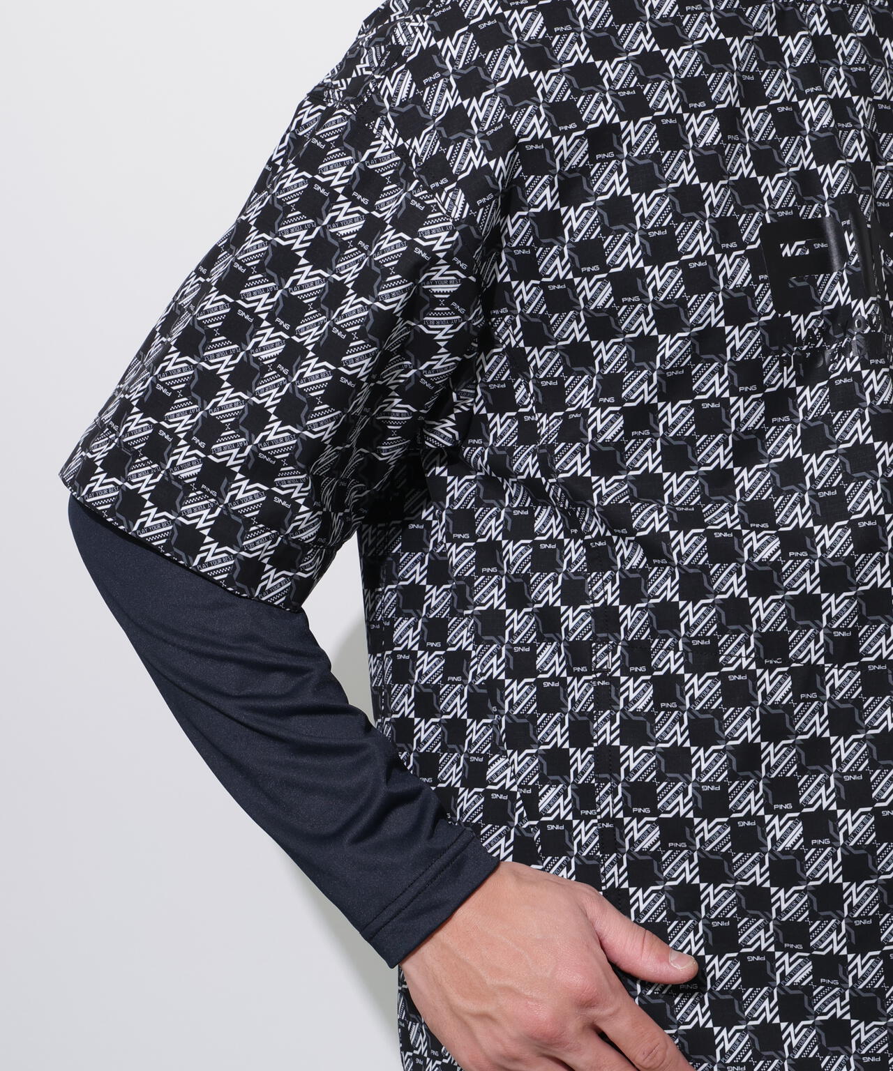 【PING APPAREL】ストレッチリップストップ2WAYブルゾン <PERFORMANCE> (MENS)