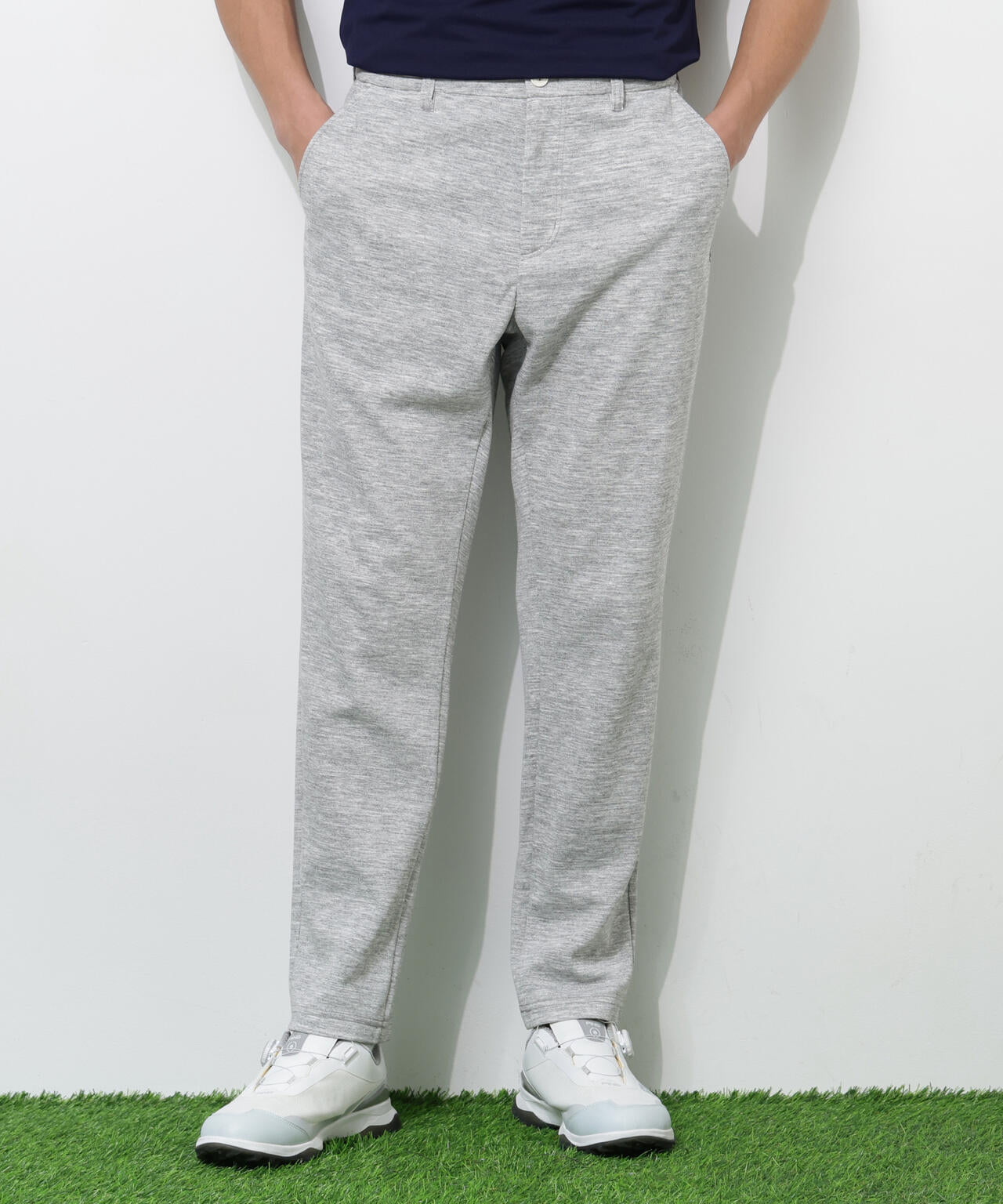 【PING APPAREL】全方向ストレッチダブルフェイスドライミックスアイストーンスウェットパンツ <NATIVE> (MENS)