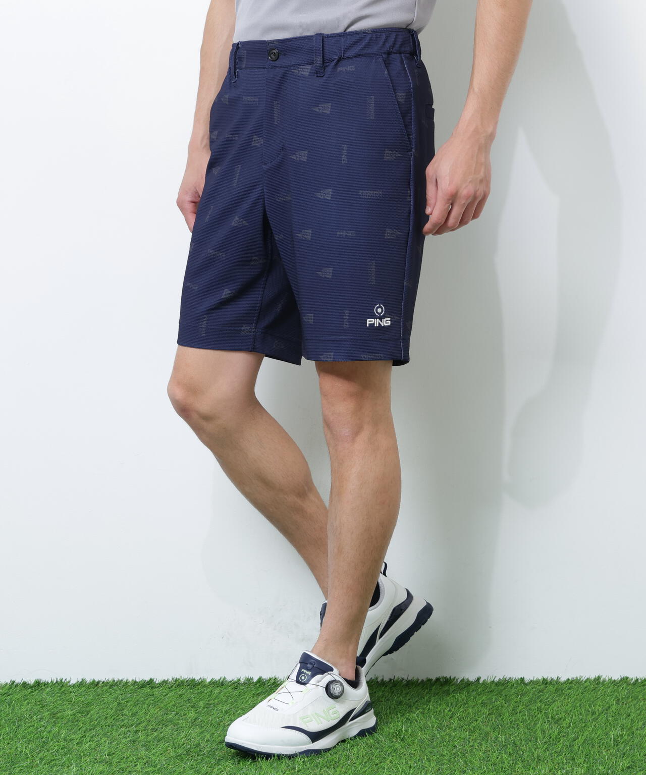【PING APPAREL】ストレッチミニポップコーンショートパンツ <NATIVE> (MENS)