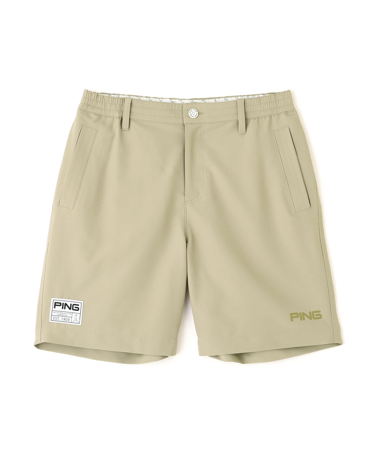 【PING APPAREL】【UVカット・透け防止・ストレッチ】ドビーショートパンツ <GOLD> (MENS)