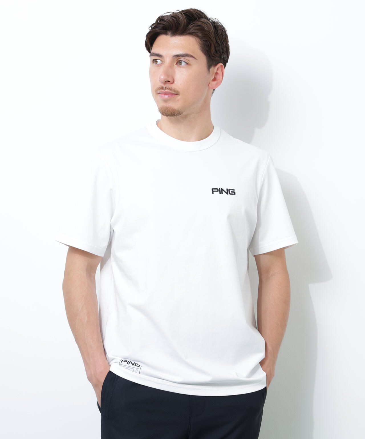 【PING APPAREL】PEカノコTシャツ <GOLD> (MENS)