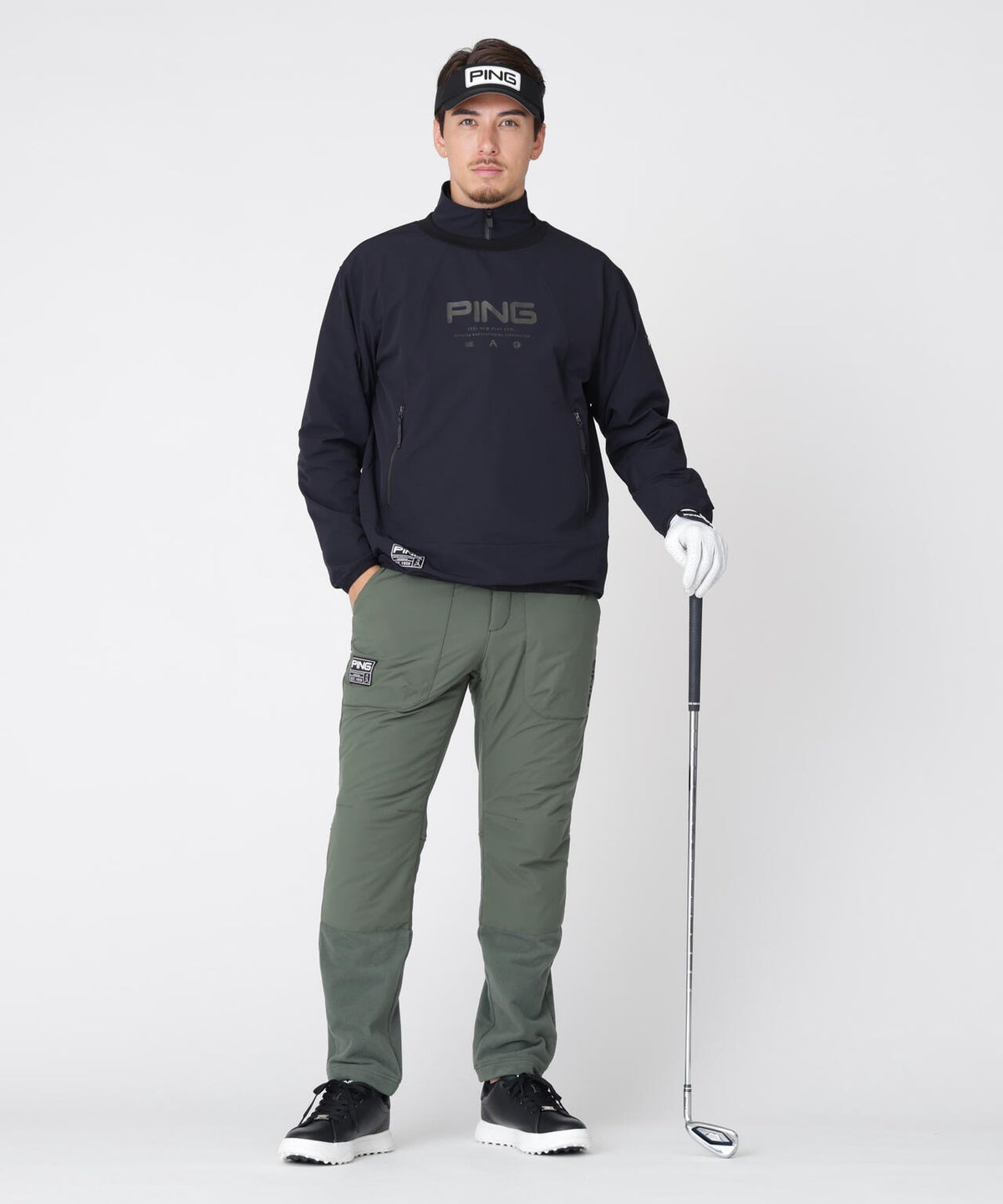 180cm C:96 W:80 H:93 着用サイズ:L